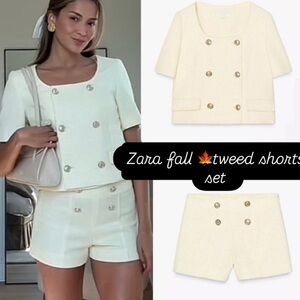 Zara NWT matching 2 piece top/ pants SET SIZE L 
🚨FIRM PRICE NO DISCOUNT